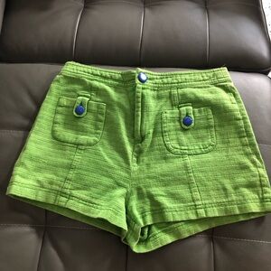 Retro green shorts